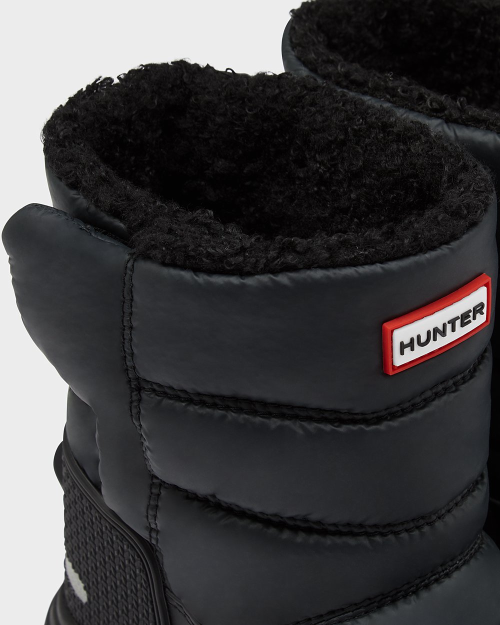 Botas De Nieve Hunter Niños Original Big Insulated - Negras - Argentina 9514LCDPJ